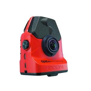 Zoom Q2n Red Handy Video Portable Field Recorder